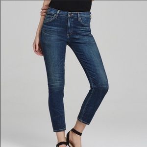 Citizens of Humanity Agnes Midrise Slim Straight Jeans